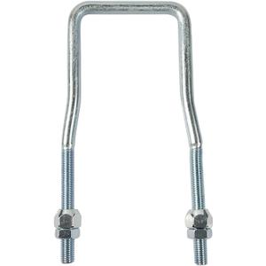 Spare Tire Carrier for Trailer,U-Bolt Zinc Plated Spare Tire Mount Bracket Side Mount 4 or 5 Lug fit Ski Boat, Fishing Boat or Sailboat Trailer (12 Inch, Silver)