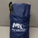 Camping Sleeping Pad, Thick 5 Inch Camping Mat with Pillow Built-in Foot Pump Ultralight Inflatable Sleeping Pads for Camping, Backpacking, Hiking, Tent (Single, Green)