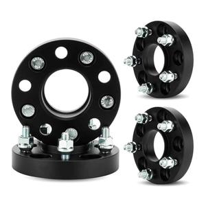 5x4.5 1in Hubcentric Wheel Spacers, 5x114.3mm Forged 5 Lugs Wheel Adapters, Fit for Hyundai Genesis Coupe Tiburon Veloster Mazda 3 5 6 CX-5 CX-7 CX-9, 67.1mm Bore with M12x1.5 Studs 4pcs