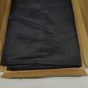 sancua 2 Pack Black Tablecloth 60 x 102 Inch, Rectangle 6 Feet Table Cloth - Stain and Wrinkle Resistant Washable Polyester Table Cover for Dining Tables, Buffet Parties and Camping