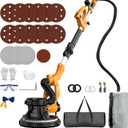 Drywall Sander, 9-Speed Electric Drywall Sander with Vacuum Dust Collector, 950W Power Ceiling Sander Tool with LED Light, Collapsible & Extendable Handle for Sanding Wall & Popcorn Ceiling Removal