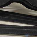 Smartor Kids Velvet Hangers 50 Pack, 14 Inch Premium Non Slip Kids Felt Hangers for Closet, Space Saving Toddler Clothes Hanger for Youth's Childrens' Clothes (Rose Gold Hook)- Black