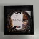 Upgraded Bag Strap Fits Longchamp Mini Bag, Adjustable Leather Strap Conversion Kit for Le Pliage XS Pouch (Brown-Gold)