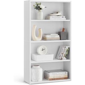 VASAGLE CUSTOS Collection - Bookshelf, 4-Tier Bookcase, Book Shelf, Open Storage Shelf, 9.4 x 23.6 x 42.4 Inches, for Living Room, Home Office, Dinning Room, Cloud White ULBC164T14 (4 Tiers (23.6"W), Cloud White) VASAGLE CUSTOS Collection - Bookshelf, 4-Tier Bookcase, Book Shelf, Open Storage Shelf, 9.4 x 23.6 x 42.4 Inches, for Living Room, Home Office, Dinning Room, Cloud White ULBC164T14 (4 Tiers (23.6"W), Cloud White)