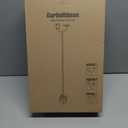 Garbuildman Upgraded Smart Bird Feeder Pole for 3 Birdhouses with Reinforced 5-Prong Base, Adjustable Birdhouse Pole for Outdoors, 3-in-1 Bird Feeder Stand Mounting Kit for Wild Birds Watching, Black