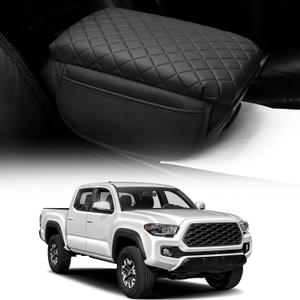 Console Cushion Cover for Toyota Tacoma 2016-2023 SR SR5 Off-Road PreRunner TRD-Sport pro Limited Tacoma Organizer Armrest Storage Box Cover Tacoma Interior Accessories