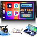 4+64G Inefala for Nissan Sentra 2013-2017 Android 15 Car Stereo with Wireless Carplay Android Auto, 10" HD Touchscreen with WiFi GPS EQ Bluetooth5.0 FM/RDS Radio Mirror Link SWC Backup Camera MIC