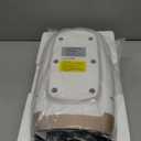 Lunix LX7 FSA LCD Touchscreen Hand Massager, Heated Air Compression, for Arthritis & Carpal Tunnel Relief, Finger Numbness & Wrist Pain Relief, Cordless Rechargeable, Lunar White