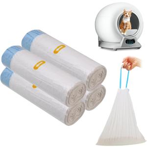 Litter Bags Compatible with Petcove,Durable Replacement Bags Compatible with Petcove Self Cleaning Box,18 x 16 Litter Bag Compatible with Petcove,4 Rolls