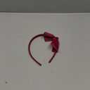 MEEDEE Fashion Burgundy Bow Headband - Big Bow Grosgrain Ribbon Hair Hoop for Girls Toddlers Kids Party Decoration Cosplay Costume Makeup Hair Band