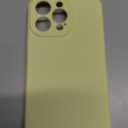 LOVE 3000 Designed for iPhone 15 Pro Max Case, Premium Silicone with [Soft AntiScratch Microfiber Lining] Shockproof Protective Phone Case for Men Women Girls 6.7", Creamy Yellow