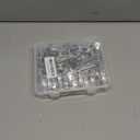 Aodaer 60 Pieces Stainless Steel Garden Clip with Strong Grip Heavy Duty Greenhouse Clips Anti-wind Garden Shed Film Shading Net Rod Clamps for Shade Cloth Plant Cover on Garden Hoops