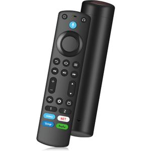 Replacement Remote for FireSeries, Insignia Smart TVs Stick and TVs Cube, Voice Remote Compatible with FireStick(2nd/3rd Gen/Lite/4K/4K Max), Smart TVs 3rd Gen & TVs Cube(1st/2nd Gen), PRO Remote