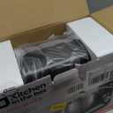 Kitchen in the box Stand Mixer,3.2Qt Small Electric Food Mixer,6 Speeds Portable Lightweight Kitchen Mixer for Daily Use with Egg Whisk,Dough Hook,Flat Beater (Black)