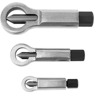 QWORK 3 Set Nut Screw Splitter Set Nut Remover Tools, Nut Splitter Cracker, Rusted Nut Breaker, Steel Nut Remover Extractor Tools, Manual Pressure Nut Cracker Metal Splitter QWORK 3 Set Nut Screw Splitter Set Nut Remover Tools, Nut Splitter Cracker, Rusted Nut Breaker, Steel Nut Remover Extractor Tools, Manual Pressure Nut Cracker Metal Splitter
