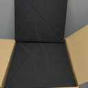 22 Pack Acoustic Panels with Self-Adhesive, 12"X 12"X 0.4"Sound Proof Foam Panels, Sound Panels High Density, Soundproof Wall Panels for Home Studio Office-Black