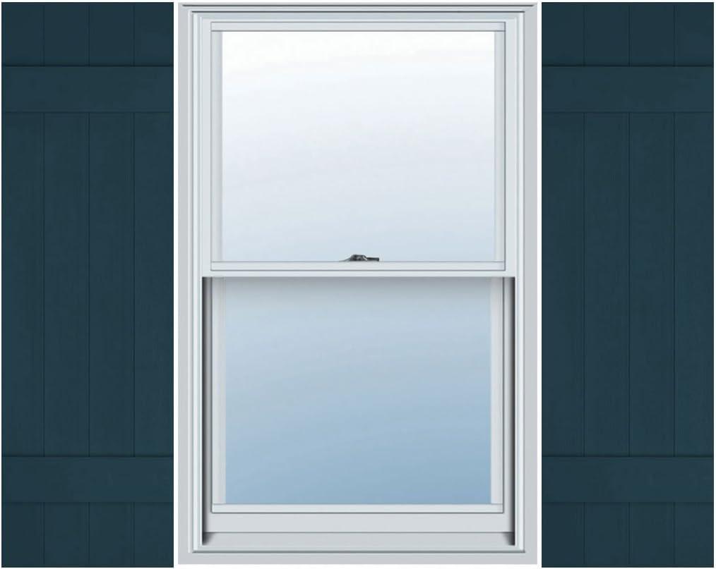 Builders Edge 14"W x 36"H Shutters (Per Pair), 166 - Midnight Blue