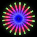 LifBetter 112 pcs Glow Foam Sticks, LED Glow Sticks 3 Modes Colorful Flashing, Foam Glow Sticks Bulk, Glow In The Dark Party Supplies for Weddings Parties Festivals Raves Concerts Sporting Events