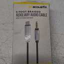 Acoustix 6foot braided AUX Audio Cable