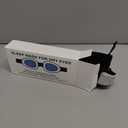 Dry Eye Sleep Mask  100% Blackout Sleep Goggles for Dry Eyes, Adjustable Hydrating Eye Mask for Sleeping, Soft Silicone Moisture Goggles for Men & Women, Great for Travel, Shift Work, Grayish-White