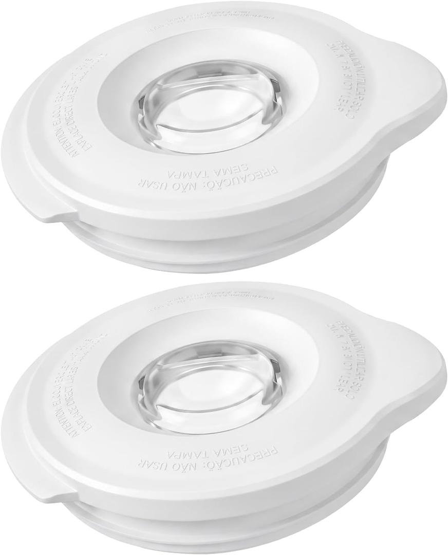 2Pcs 124462-000-805 Blender Lid Replacement, Blender Jar Lid Compatible with Oster that Measure 5 1/2 In at the Top, Replace for 110404-000-805