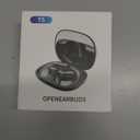 Bluetooth 5.4 Headphones with LED Display, Open Ear Earbuds, ENC Noise Cancelling, IPX5 Waterproof, 46Hrs Playtime, Ergonomic Earhook Design for Running, Workout, Sports (Black)