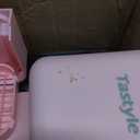 Tastyle Single Serve Coffee Maker, Iced and Hot Coffee Machine for K Cup & Grounds, Compact Design, 40oz Removable Water Reservoir, 6 to 24 Oz Brew Sizes, Fits 7.3" Travel Mug, Pink