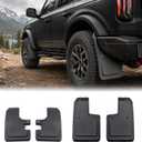 RFA No-Drill Mud Flaps for 2021-2026 Ford Bronco Accessories 2/4-Door