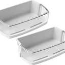 [2 PACK] AAP73631502 Refrigerator Door Shelf (Right) Replacement PD00005335 2443758 AP4563994 PS2581944 EAP2581944 compatible with LG KENMORE Refrigerator Door Shelves - BY AMI PARTS