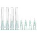 32 Gauge 0.2inch(4mm) 100-Pack Dispensing Needle with Cap Individual Package of Needles for Scientific Measuring,Refilling Liquid, Inks,Livestock and Industry