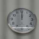 Atomic Analog Wall Clock, 12Inch Radio Controlled Sets Automatically Wall Clock Decorative for Living Room Office School