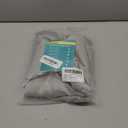 Bamboo Viscose Flat Sheets Only, 400 Thread Count Sateen Weave Queen Size Flat Sheet Only, Luxury Soft Cooling for Hot Sleepers, Silky Breathable (Grey, Queen) (Gray)