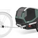 Thule Bexey pet Bike Trailer - Carrier for Small & Large Sized Dogs - Foldable Design - Easy to Connect to Bike - Padded Interior - Converts into Travel Crate - Durable Materials