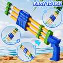 4 Pack Water Guns for Kids Adults, Summer Outdoor Water Toys Swimming Pool Game, Beach Water Game Fighting Play Pool Toys for Boys Girls Kids Ages 4-8, 8-12