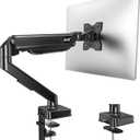 Acer Single Monitor Mount, Fully Adjustable Monitor Arm Fits 17 to 34 Inch Screens, Gas Spring VESA Mount with C-Clamp & Grommet Base, Computer Desk Arm with Tilt Swivel Rotate Supports 4.4-19.8 lbs