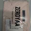 ZEROYAA Men's Linen Shirts Short Sleeve Summer Casual Button Down Beach Shirt with Pocket (Pink, L)