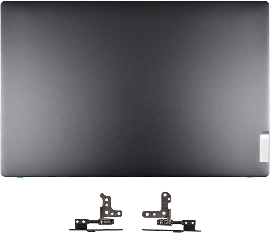 Replacement LCD Back Cover Rear Top Lid with Hinges for Lenovo ideapad 5-15IIL05 5-15ARE05 5-15ITL05 Series Laptop P/N: 5CB0X56073 AM1K7000310, Gray