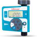 Gilmour Single Outlet Electronic Water Timer for Garden Hose, Irrigation Timer for Sprinklers and Drip Lines, Blue