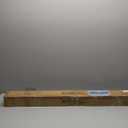 Patio Shades Roll Up Outdoor 5'Wx6'H Foldable Roller Shade Patio Blinds Exterior Block Sun Screen for Outside Porch Deck Balcony Pergola Carport, Brown