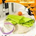 Halloween Costumes Accessories - Purple Headband Green Scarf for Halloween Cosplay Supplies