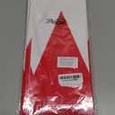 Peryiter 3 Pcs Plastic Tablecloths, Red Green White Plastic Disposable Tablecloth, 108 x 54 Elf Rectangular Table Cover for Xmas Home Table Holiday Birthday Party Decoration(White, Red)