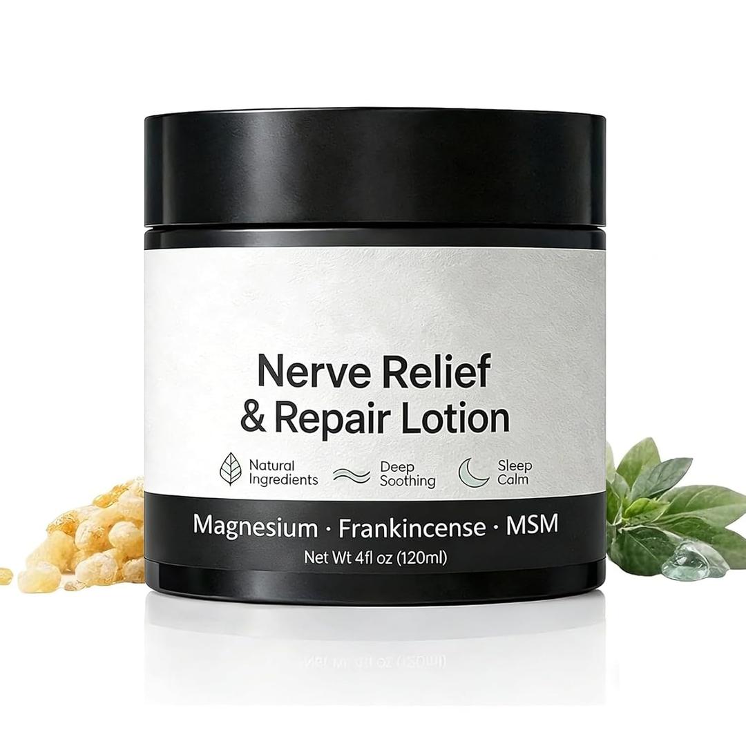Alcura Nerve Cream, Neuropathy Lotion with Arnica, Magnesium Moisturizing Body Cream, Natural Soothing For Joint,Daily Nourishment for forKnee, Hands, Feet & Legs