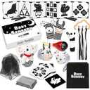 Joyreal High Contrast Baby Toys 0-6 Months, Black and White Sensory Toys for Newborn Brain Development, Montessori Infant Toys with 20 Cards