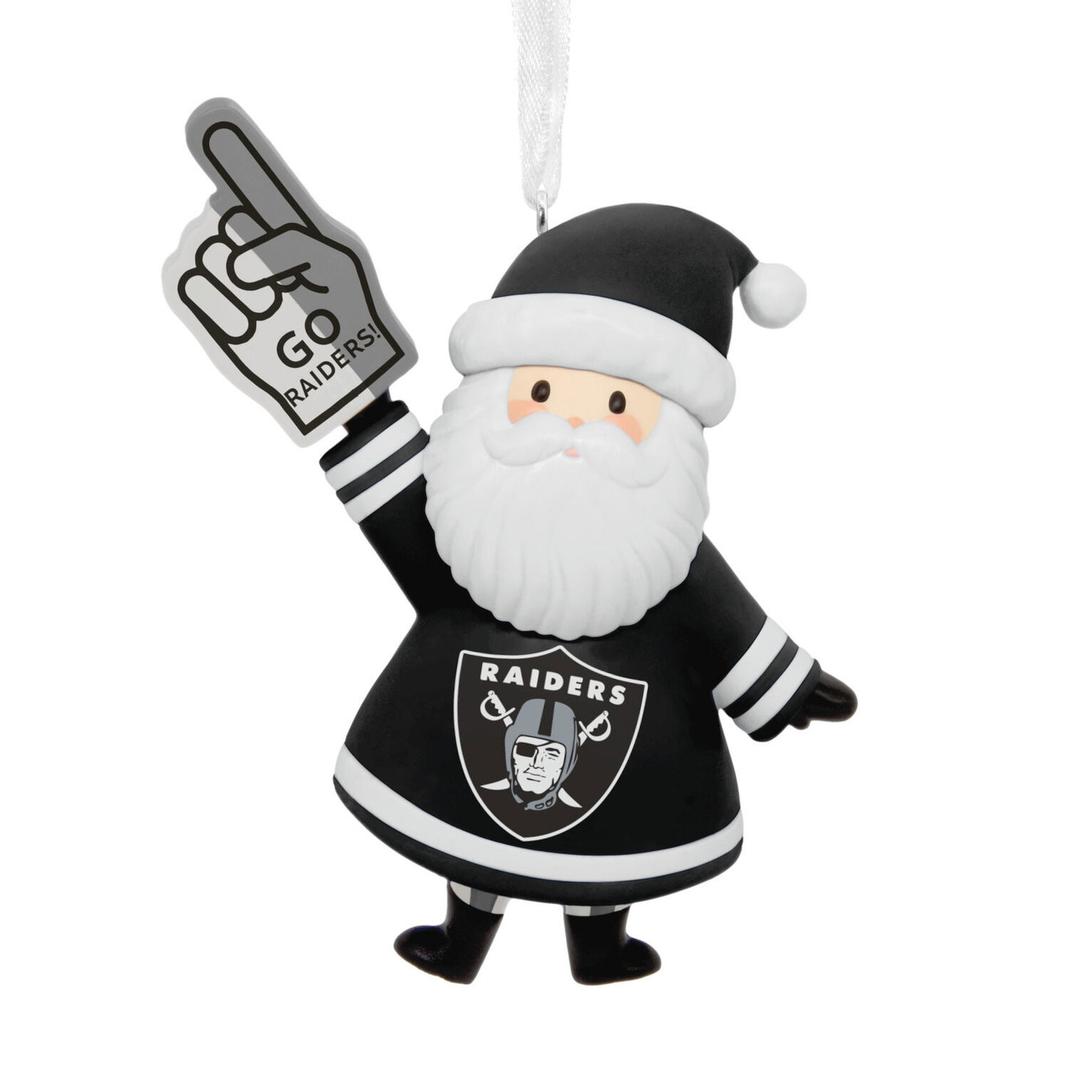 NFL Las Vegas Raiders Santa Fan Hallmark Ornament