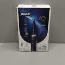 Oral-B iO Series 5 Rechargeable Electric Toothbrush with Visible Pressure Sensor to Protect Gums, 2 Minute Timer, 5 Cleaning Settings, 1 Replacement Toothbrush Heads, and Travel Case, Black
