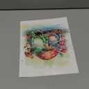 QPOKLAF Funny Frog Wall Art Canvas Prints Living Room Wall Decor,Vintage Animal Art Posters Bedroom Aesthetic Decoration Set of 4 (8x10inch,Unframe)