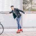 PATIKIL Roller Skate Toe Stops with Screwdriver 82A Rubber Brake Stoppers Block for Roller Skate Accessories Replacement (Pink)