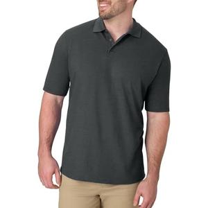 Hanes Men’s X-Temp Short Sleeve Polo Shirt, Midweight Men's Shirt , size 4XL