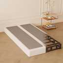 Split Twin Box Spring 5 Inch, Easy Assembly Bed Foundation, Heavy Duty Low Profile Metal Twin Box Spring Only with Fabric Cover, Noise Free