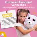 GWUNNIES Plush Bouncy Ball for Kids  9-inch Inflatable Sensory Toddler Toy with Animal Cover & Air Pump  Indoor & Outdoor Play for Ages 3+, Ideal Gift for Boys & Girls, Princess Twinkle Hugpal